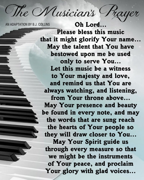 The Musician's Prayer